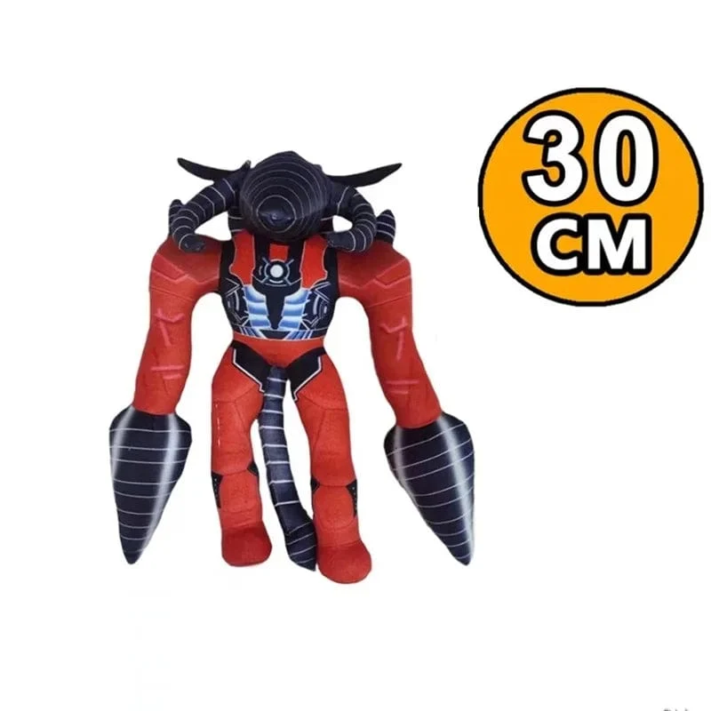 Skibidi Toilet Titans Drill Man Upgrade TV-Mann Frau Kameramann Drillman Speakerman Uhr Speaker Man Plüsch Stoffpuppe Stofftier