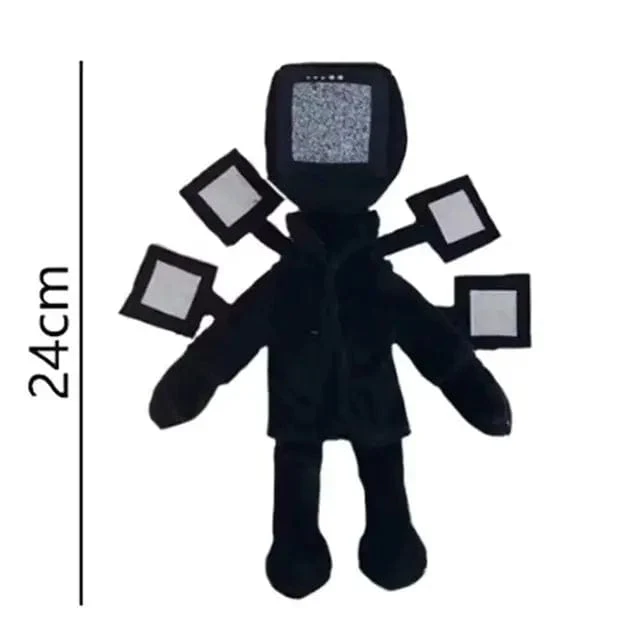 Skibidi Toilet Titans Drill Man Upgrade TV-Mann Frau Kameramann Drillman Speakerman Uhr Speaker Man Plüsch Stoffpuppe Stofftier