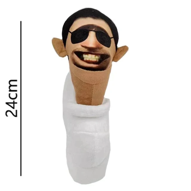 Skibidi Toilet Titans Drill Man Upgrade TV-Mann Frau Kameramann Drillman Speakerman Uhr Speaker Man Plüsch Stoffpuppe Stofftier