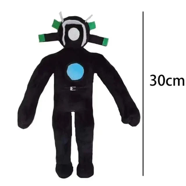 Skibidi Toilet Titans Drill Man Upgrade TV-Mann Frau Kameramann Drillman Speakerman Uhr Speaker Man Plüsch Stoffpuppe Stofftier