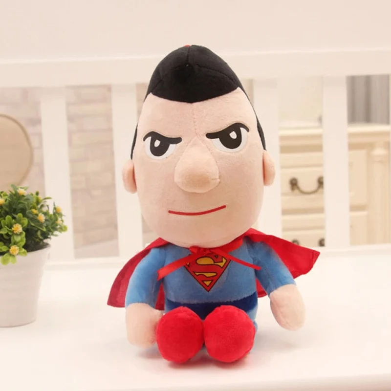 27 cm Superhelden-Plüschtiere Avengers Superman Captain America Iron Man Batman Superman Weiche Angefüllte Puppen Geschenke Für Kinder