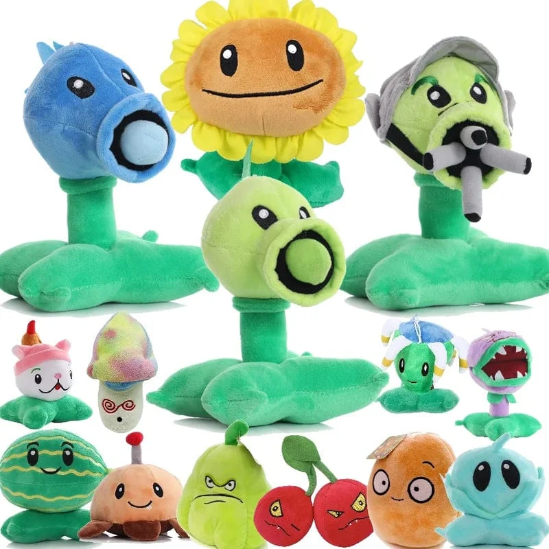 Pflanzen gegen Zombies, gefüllte Sonnenblumen, Erbsenschleuder, Jalapeno, Wallnut, Kartoffelminen, Chomper, Geburtstags- und Weihnachtsgeschenke, Kinderspielzeug für Jungen