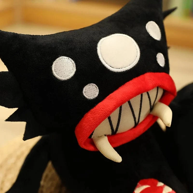 30–50 cm weiches Spinnenmonster, kreatives Plüschtier mit schwarzer Mohnblume, Stofftierpuppe für Haustier, Freund, Kind, Sohn, Geburtstag, lustiges Geschenk