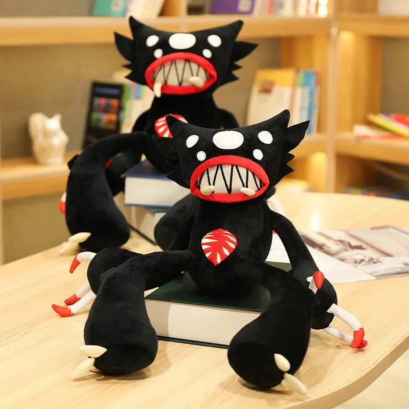 30–50 cm weiches Spinnenmonster, kreatives Plüschtier mit schwarzer Mohnblume, Stofftierpuppe für Haustier, Freund, Kind, Sohn, Geburtstag, lustiges Geschenk