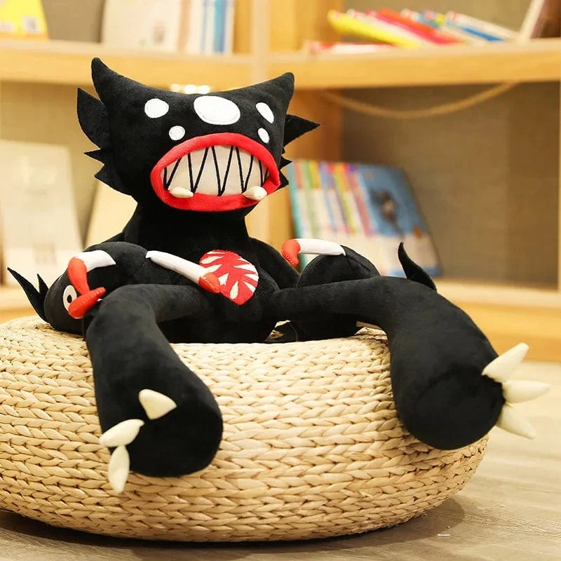 30–50 cm weiches Spinnenmonster, kreatives Plüschtier mit schwarzer Mohnblume, Stofftierpuppe für Haustier, Freund, Kind, Sohn, Geburtstag, lustiges Geschenk