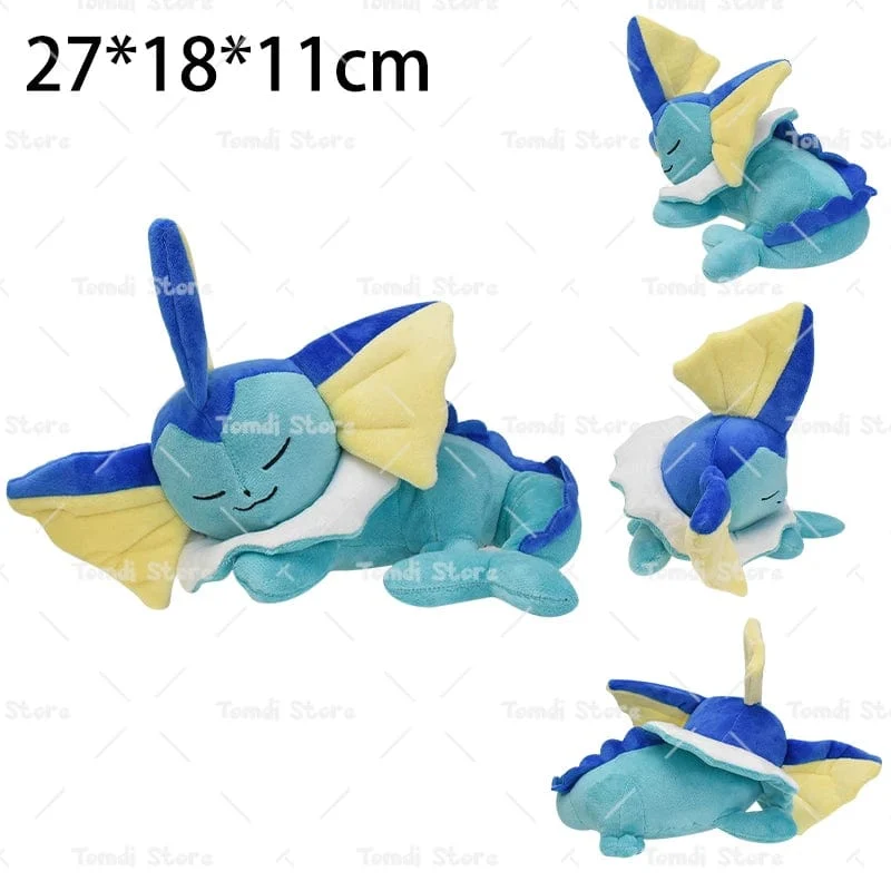Pokemon Plüsch Tepig Victini Snivy Emolga Scorbunny Yamper Raboot Alolan Marowak Schlafendes Vaporeon Smoliv Lechonk Stofftiere