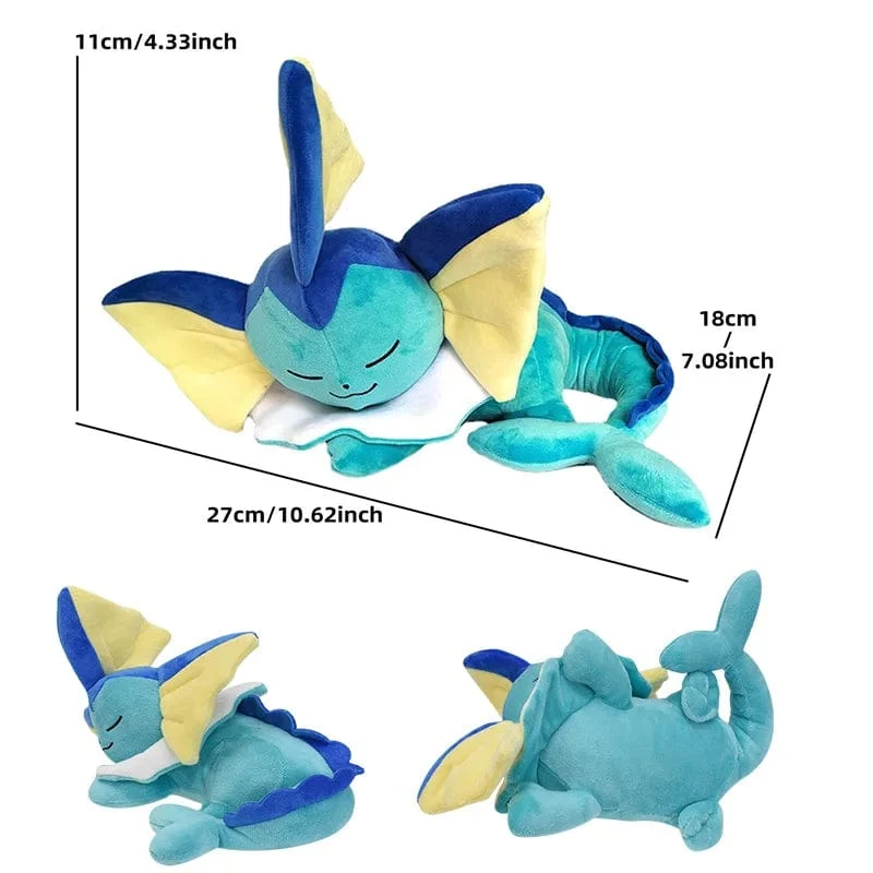 Pokemon Plüsch Tepig Victini Snivy Emolga Scorbunny Yamper Raboot Alolan Marowak Schlafendes Vaporeon Smoliv Lechonk Stofftiere