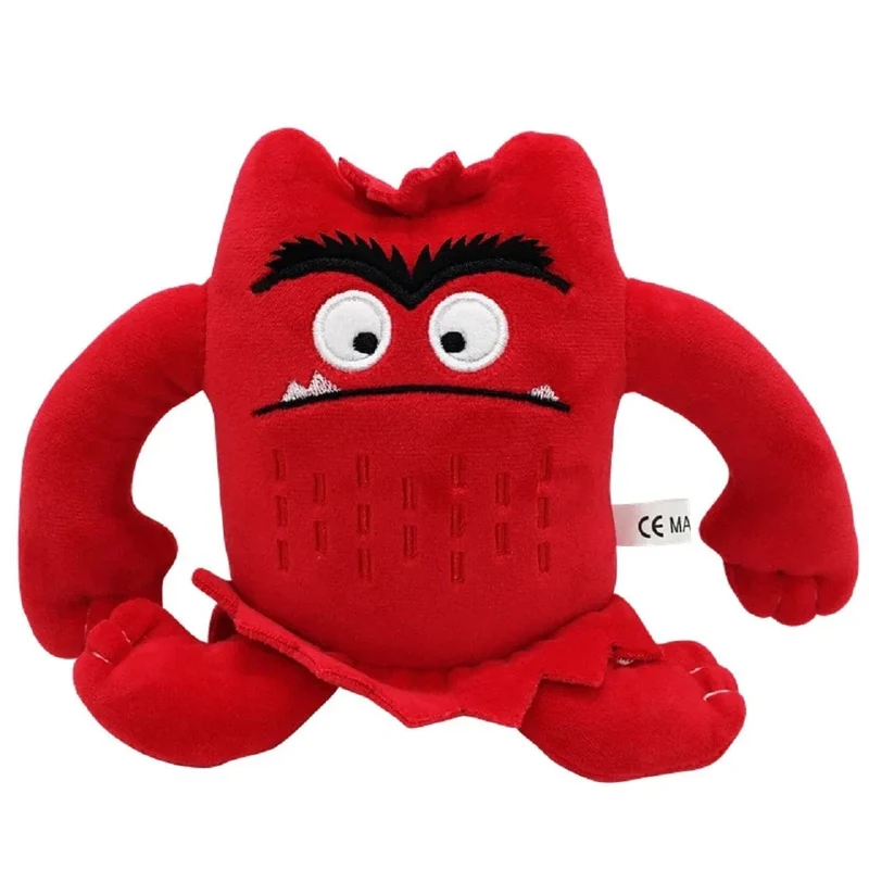 6 teile/satz 6 Farben Kawaii Die Farbe Monster Plüsch Puppe Kinder Monster Farbe Emotion Plushie Stofftier Für Kinder Geburtstag geschenke