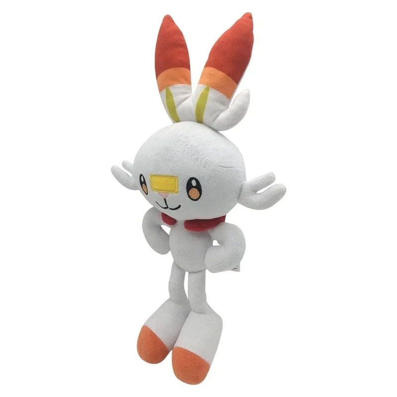 HQ Scorbunny Plüschtier Schwert und Schild Pokemon Peluche Gefüllte Puppe Cartoon Hase Kaninchen Weihnachtsgeschenk