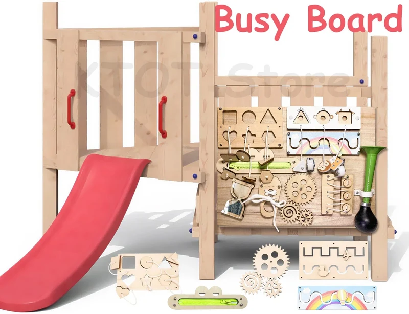 Beschäftigt Bord Montessori DIY Holz Zubehör Frühen Bildung Spielzeug Lernen Und Bildung Übung Hand-Auf Fähigkeit kinder Spielzeug
