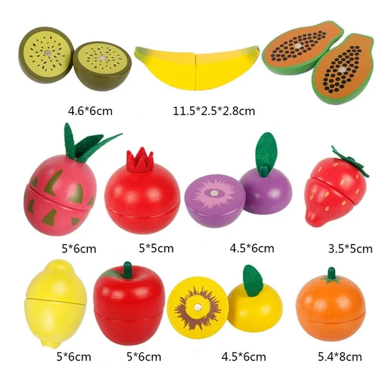 Simulation Küche Pretend Spielzeug Holz Klassische Spiel Montessori Pädagogisches Spielzeug Für Kinder Kinder Geschenk Schneiden Obst Gemüse Set