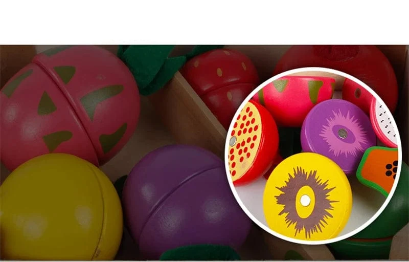 Simulation Küche Pretend Spielzeug Holz Klassische Spiel Montessori Pädagogisches Spielzeug Für Kinder Kinder Geschenk Schneiden Obst Gemüse Set