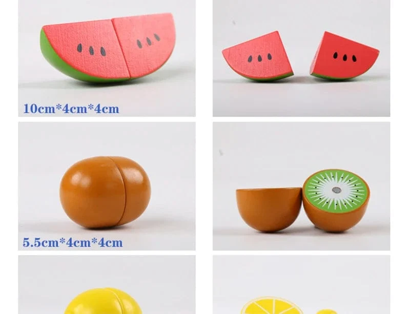 Simulation Küche Pretend Spielzeug Holz Klassische Spiel Montessori Pädagogisches Spielzeug Für Kinder Kinder Geschenk Schneiden Obst Gemüse Set