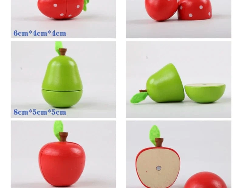 Simulation Küche Pretend Spielzeug Holz Klassische Spiel Montessori Pädagogisches Spielzeug Für Kinder Kinder Geschenk Schneiden Obst Gemüse Set
