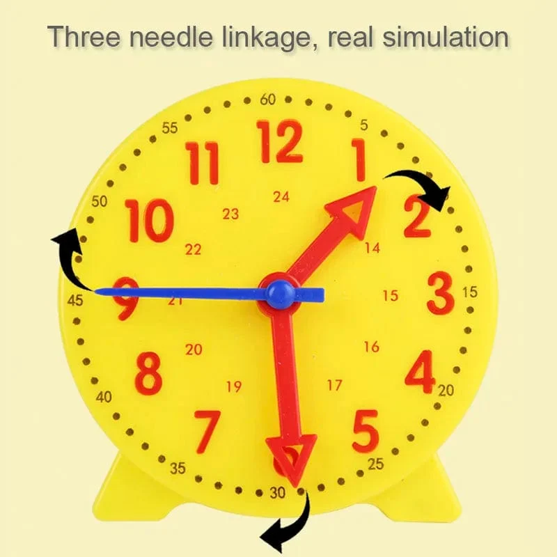Kinder Montessori Uhr Pädagogisches Spielzeug Stunde Minute Sekunde Erkenntnis Matching Puzzle Spielzeug Kinder Frühen Vorschulischen Lehrmittel