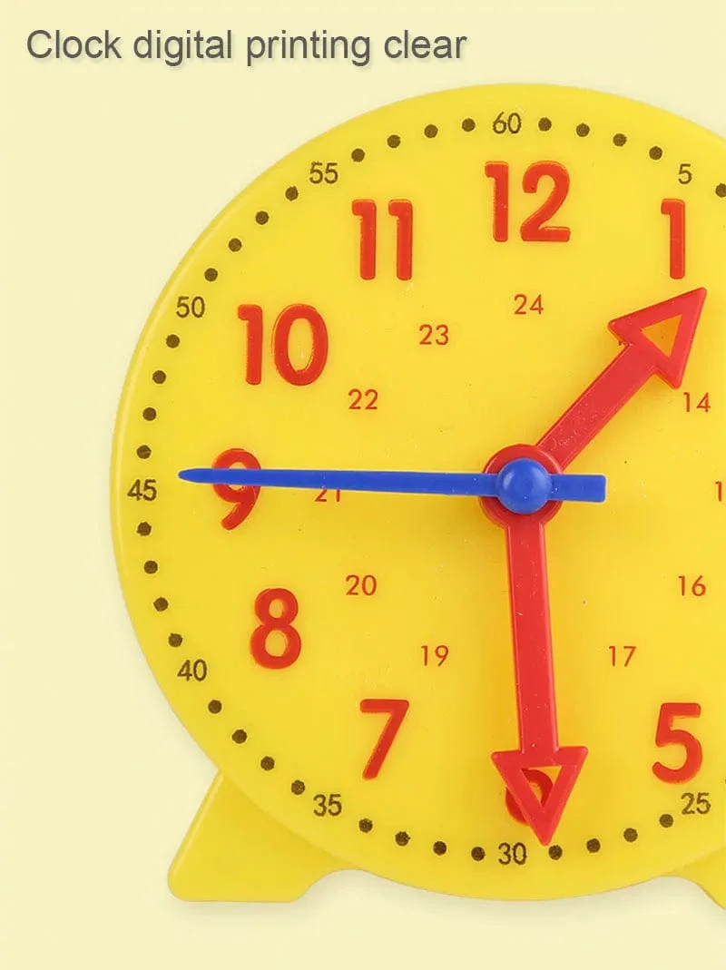 Kinder Montessori Uhr Pädagogisches Spielzeug Stunde Minute Sekunde Erkenntnis Matching Puzzle Spielzeug Kinder Frühen Vorschulischen Lehrmittel