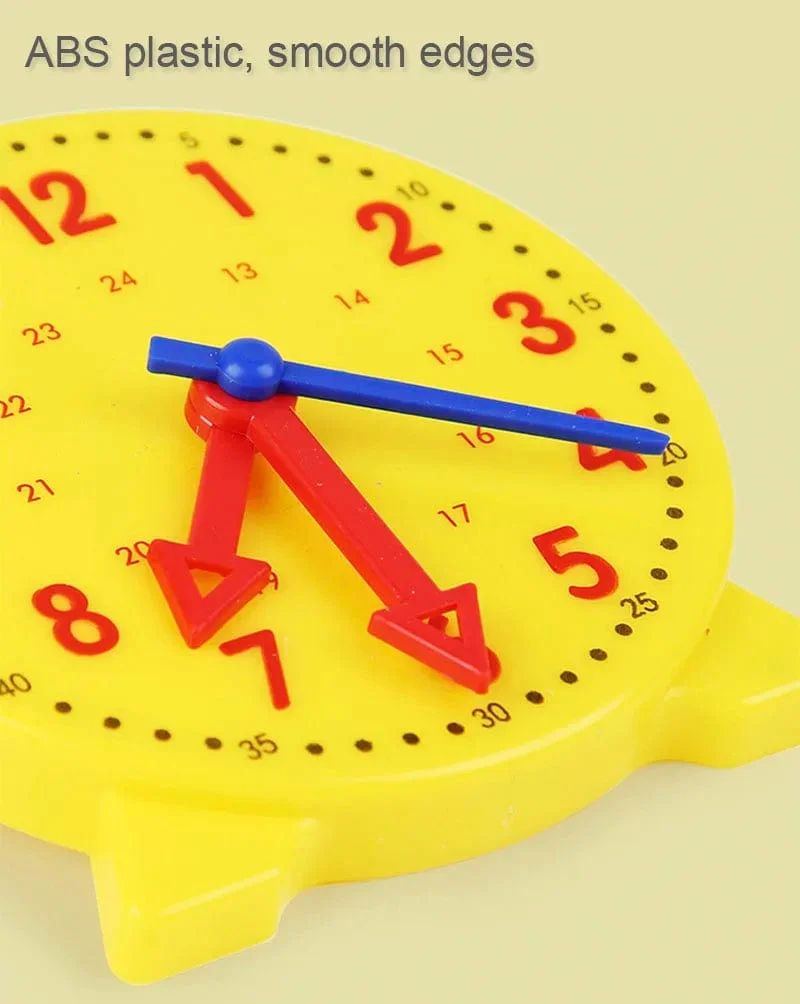Kinder Montessori Uhr Pädagogisches Spielzeug Stunde Minute Sekunde Erkenntnis Matching Puzzle Spielzeug Kinder Frühen Vorschulischen Lehrmittel