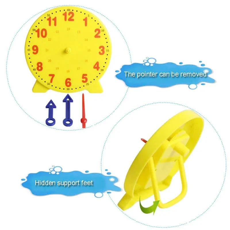 Kinder Montessori Uhr Pädagogisches Spielzeug Stunde Minute Sekunde Erkenntnis Matching Puzzle Spielzeug Kinder Frühen Vorschulischen Lehrmittel
