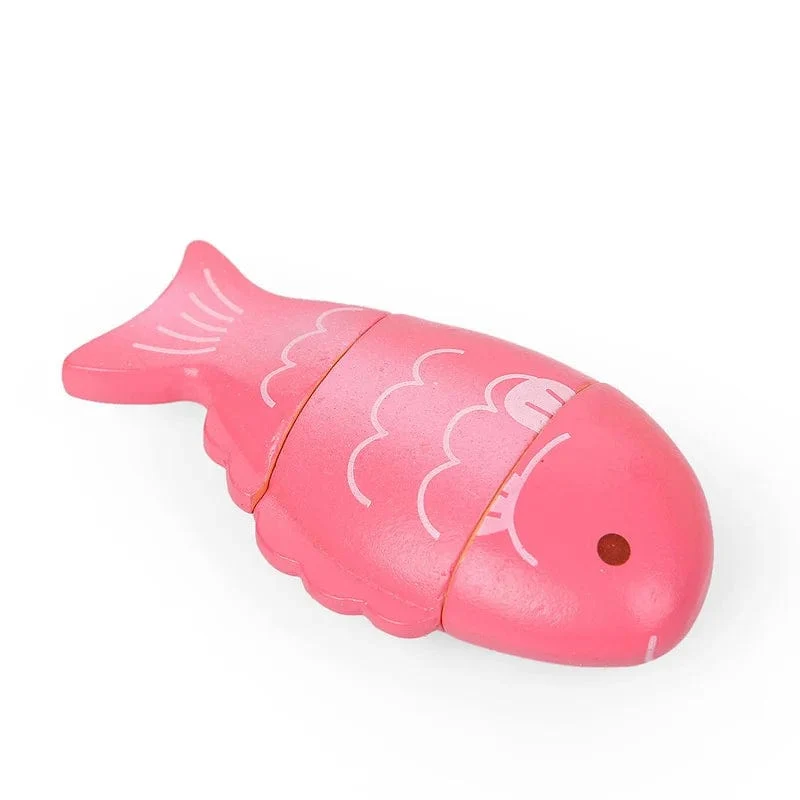Neu Montessori Simulation Tier Magnetische Spielhaus Fisch Garnelen Krabben Shell Gewürz Sashimi Backen Spielzeug Holz Pädagogisches Spielzeug