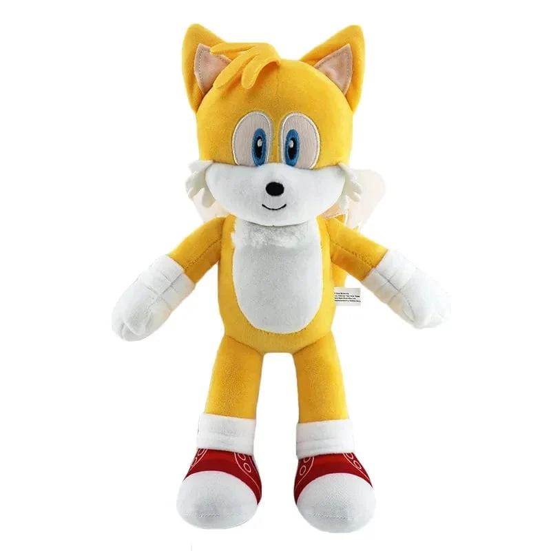 25-36 cm Sonic The Hedgehog Weiche Angefüllte Plüschpuppe Cartoon Spiel Anime Knuckles Shadow Silver Tails Metalsonic Plushie Spielzeug