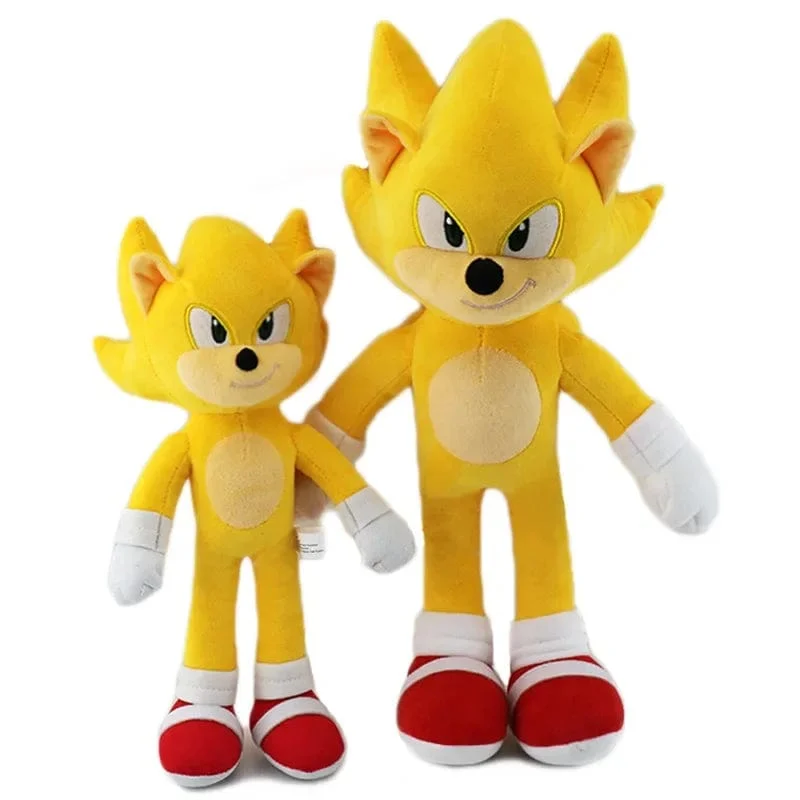 25-36 cm Sonic The Hedgehog Weiche Angefüllte Plüschpuppe Cartoon Spiel Anime Knuckles Shadow Silver Tails Metalsonic Plushie Spielzeug