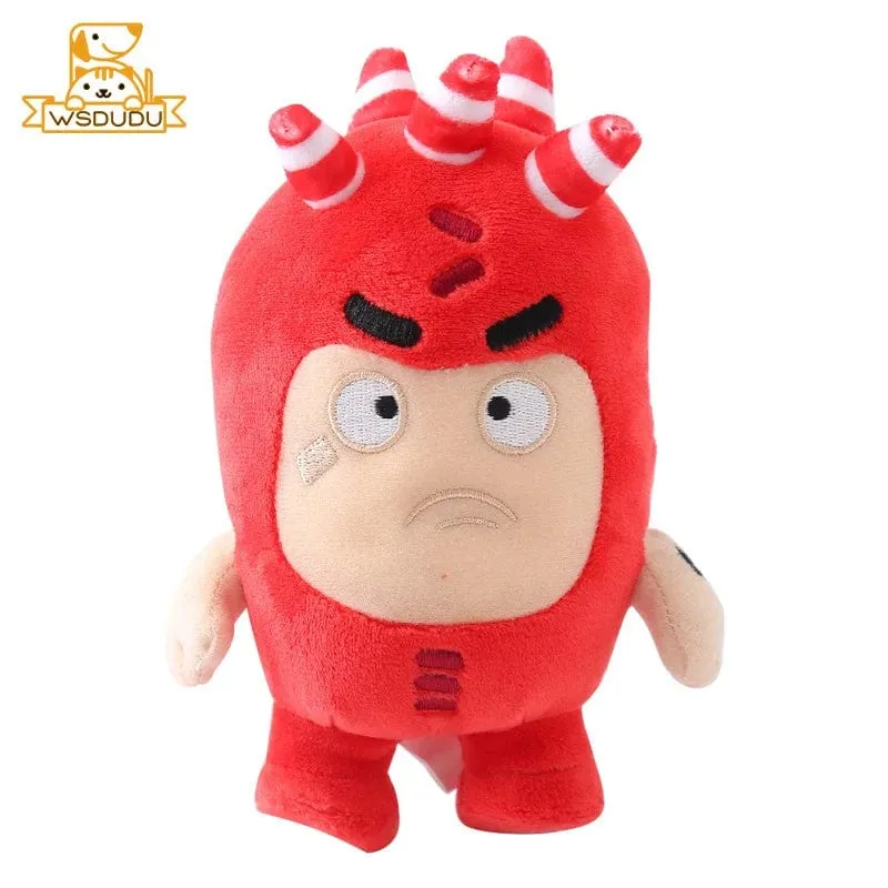 Kawaii Oddbods Fuse Bubbles Newt Pogo Slick Jeff Zee Plüsch Stofftiere Niedliche Cartoon Anime Mini Puppen Weiches Kissen Kind Geschenk