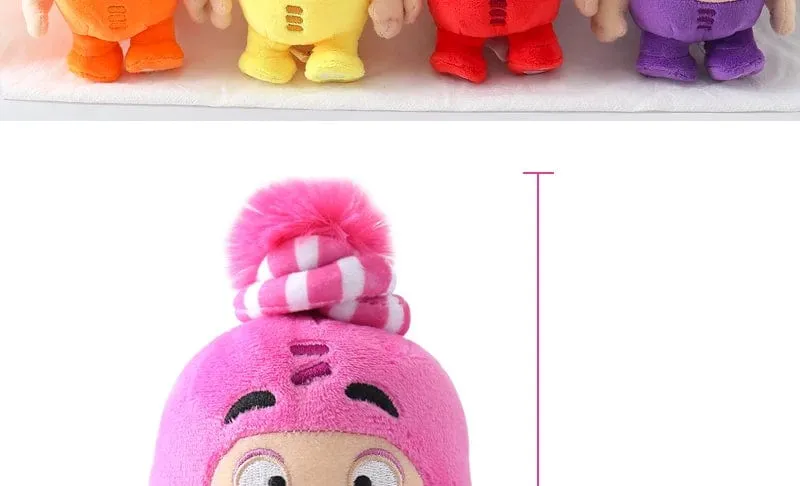 Kawaii Oddbods Fuse Bubbles Newt Pogo Slick Jeff Zee Plüsch Stofftiere Niedliche Cartoon Anime Mini Puppen Weiches Kissen Kind Geschenk