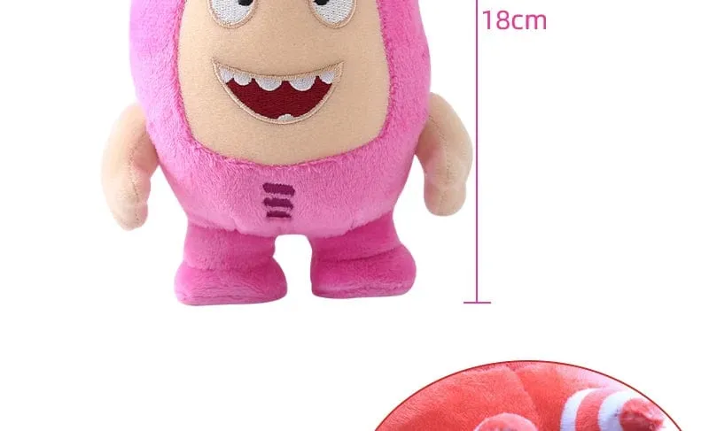 Kawaii Oddbods Fuse Bubbles Newt Pogo Slick Jeff Zee Plüsch Stofftiere Niedliche Cartoon Anime Mini Puppen Weiches Kissen Kind Geschenk