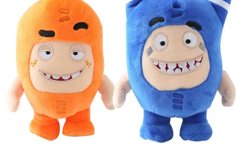 Kawaii Oddbods Fuse Bubbles Newt Pogo Slick Jeff Zee Plüsch Stofftiere Niedliche Cartoon Anime Mini Puppen Weiches Kissen Kind Geschenk