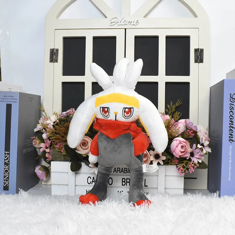 Scorbunny Grookey Sobble Pokemon Plüschpuppe Sprigatito Quaxly Fuecoco Floragato Meowscarada Anime Gefülltes Peluche Spielzeug Geschenke
