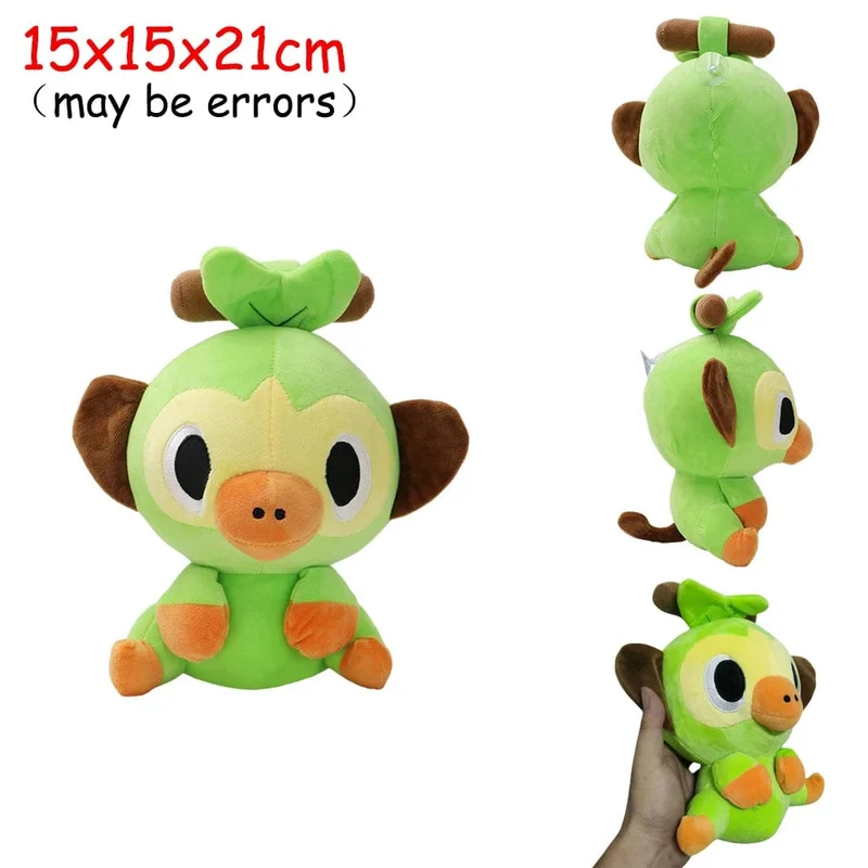 Scorbunny Grookey Sobble Pokemon Plüschpuppe Sprigatito Quaxly Fuecoco Floragato Meowscarada Anime Gefülltes Peluche Spielzeug Geschenke