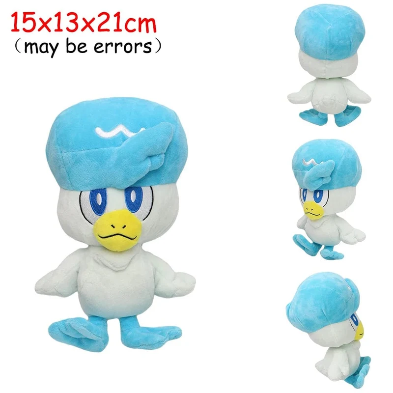 Scorbunny Grookey Sobble Pokemon Plüschpuppe Sprigatito Quaxly Fuecoco Floragato Meowscarada Anime Gefülltes Peluche Spielzeug Geschenke