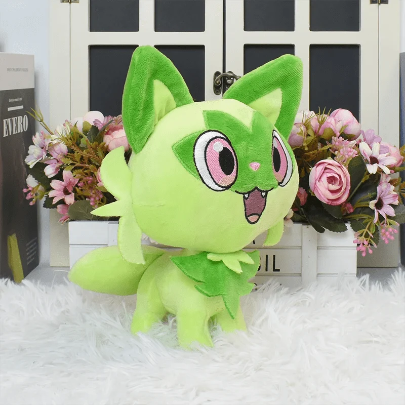 Scorbunny Grookey Sobble Pokemon Plüschpuppe Sprigatito Quaxly Fuecoco Floragato Meowscarada Anime Gefülltes Peluche Spielzeug Geschenke