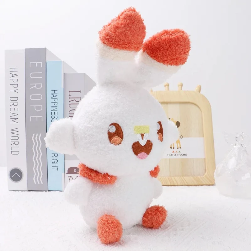 Scorbunny Grookey Sobble Pokemon Plüschpuppe Sprigatito Quaxly Fuecoco Floragato Meowscarada Anime Gefülltes Peluche Spielzeug Geschenke