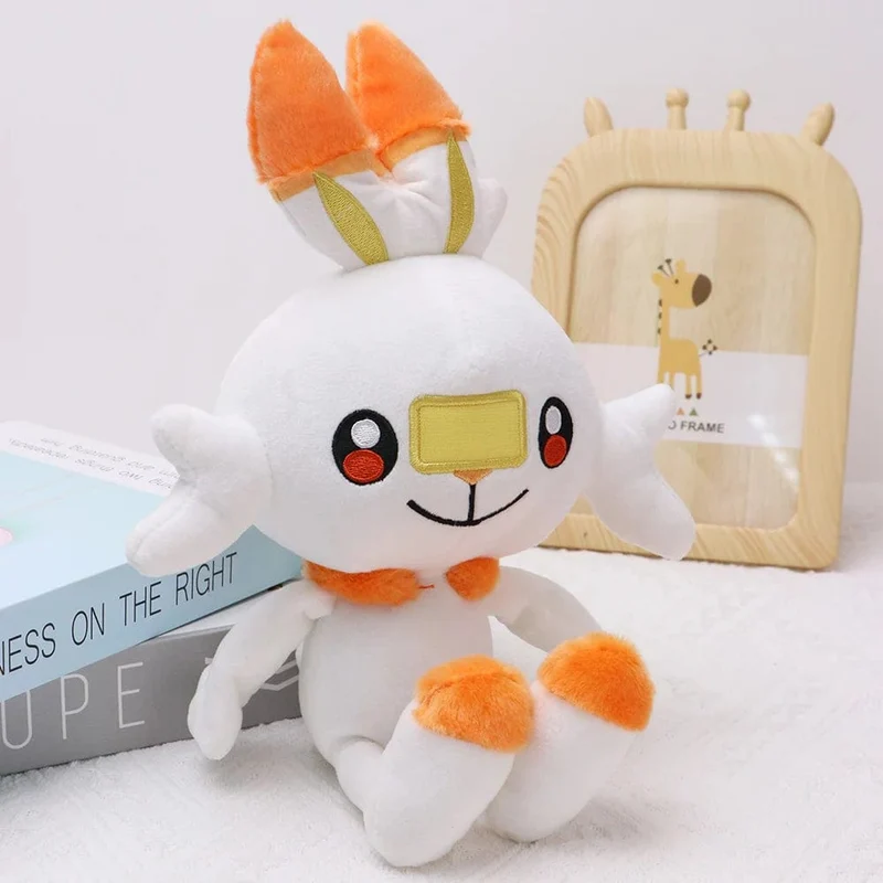 Scorbunny Grookey Sobble Pokemon Plüschpuppe Sprigatito Quaxly Fuecoco Floragato Meowscarada Anime Gefülltes Peluche Spielzeug Geschenke