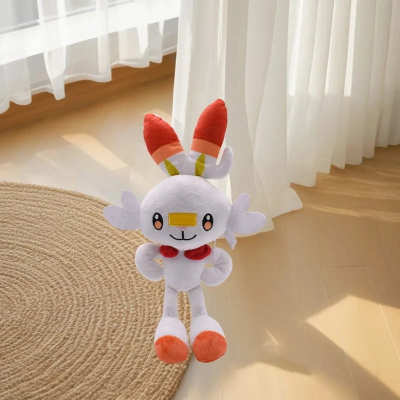 Scorbunny Grookey Sobble Pokemon Plüschpuppe Sprigatito Quaxly Fuecoco Floragato Meowscarada Anime Gefülltes Peluche Spielzeug Geschenke