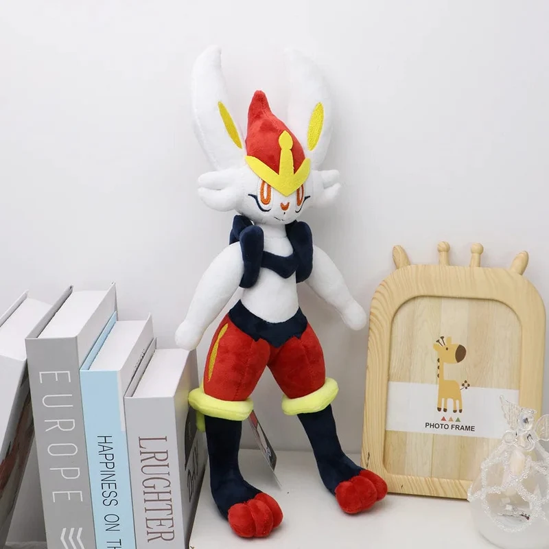 Scorbunny Grookey Sobble Pokemon Plüschpuppe Sprigatito Quaxly Fuecoco Floragato Meowscarada Anime Gefülltes Peluche Spielzeug Geschenke