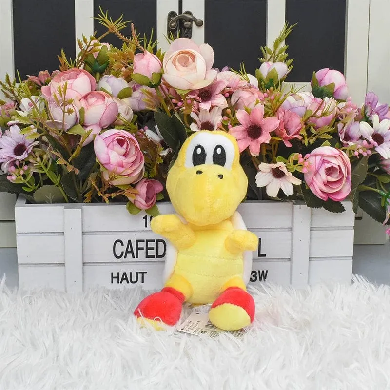 Kawaii Mario Bros Koopa Troopa Bob-omb Buddy Super Star Weiches Plüschtier Lustiges Anime Gefülltes gelbes Super Star Peluche Doll