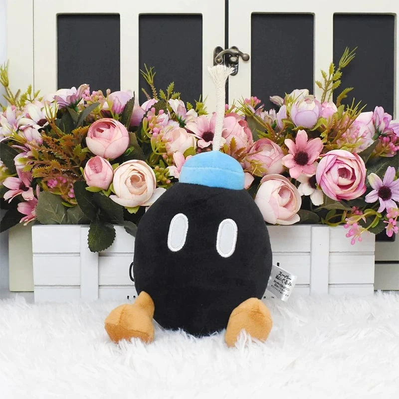 Kawaii Mario Bros Koopa Troopa Bob-omb Buddy Super Star Weiches Plüschtier Lustiges Anime Gefülltes gelbes Super Star Peluche Doll