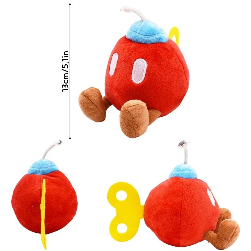 Kawaii Mario Bros Koopa Troopa Bob-omb Buddy Super Star Weiches Plüschtier Lustiges Anime Gefülltes gelbes Super Star Peluche Doll