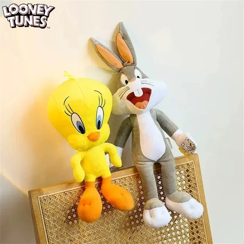 Kostenloser Versand Looney Tunes Bugs Bunny Plüsch Spielzeug Tweety Vogel Lola Bunny Anime Cartoon Film Plushies Gefüllte Puppe Spielzeug Geschenk