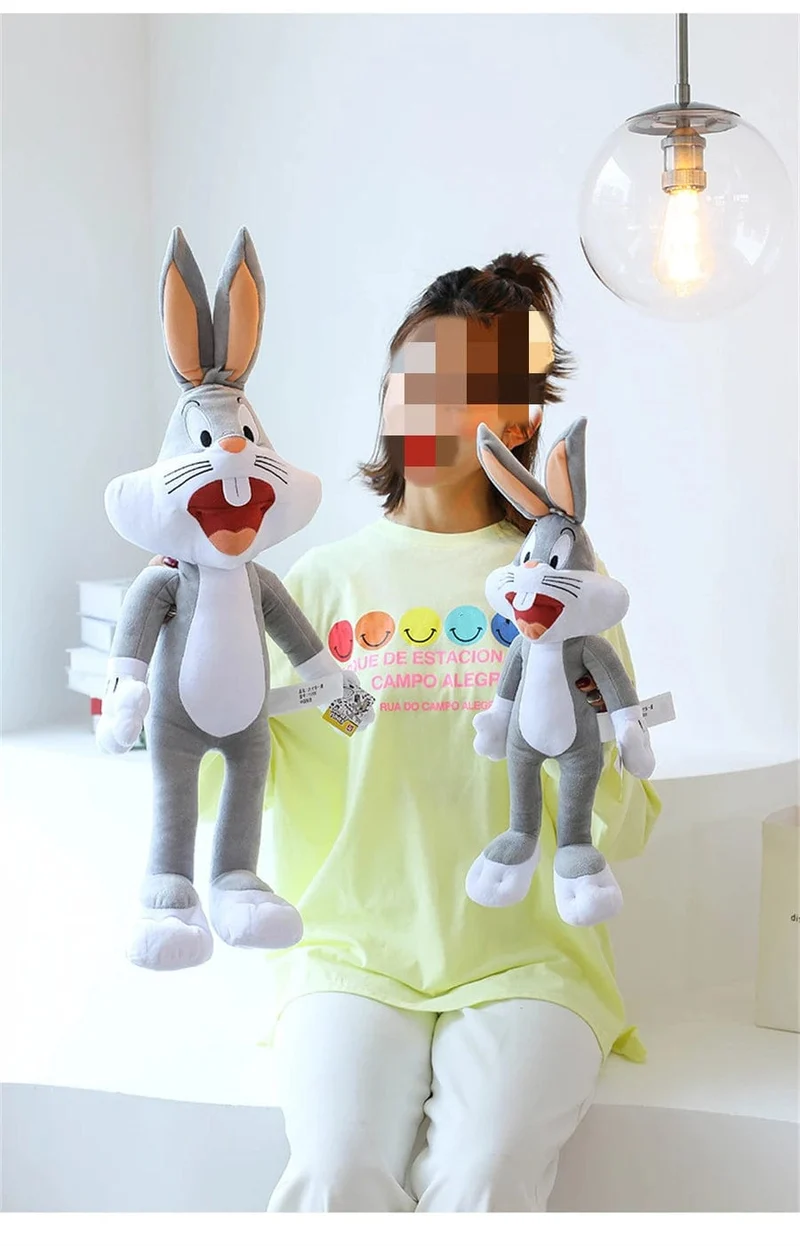 Kostenloser Versand Looney Tunes Bugs Bunny Plüsch Spielzeug Tweety Vogel Lola Bunny Anime Cartoon Film Plushies Gefüllte Puppe Spielzeug Geschenk