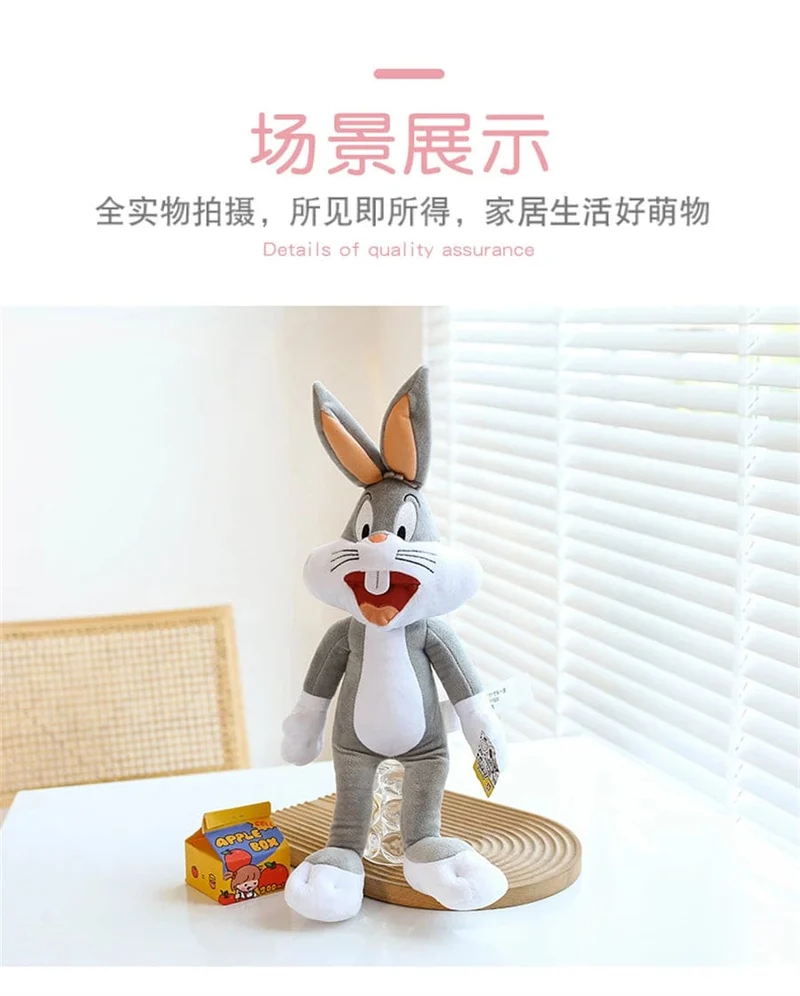 Kostenloser Versand Looney Tunes Bugs Bunny Plüsch Spielzeug Tweety Vogel Lola Bunny Anime Cartoon Film Plushies Gefüllte Puppe Spielzeug Geschenk
