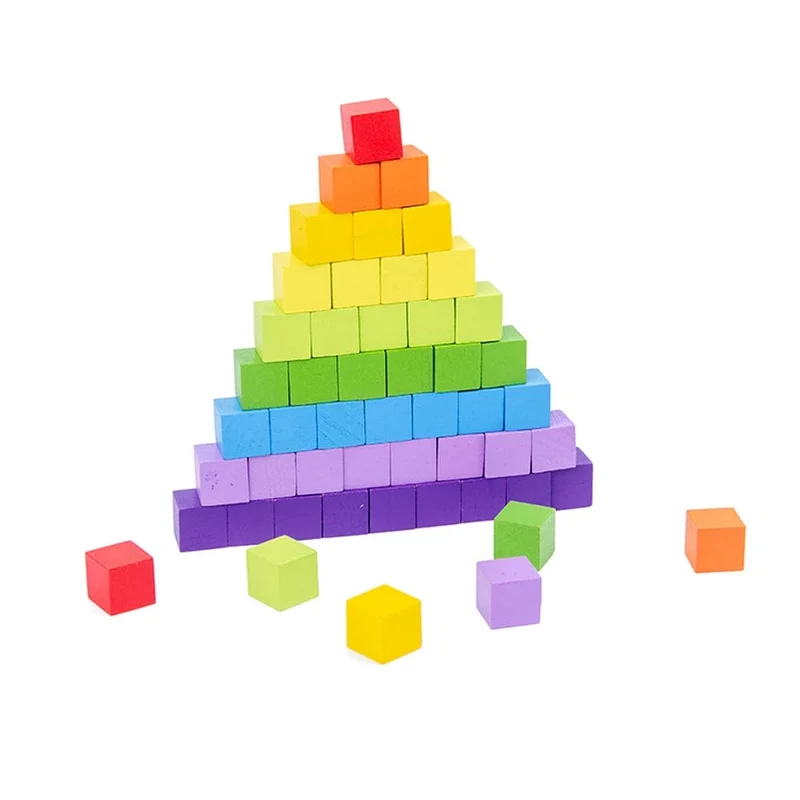 7 Zoll x 7 Zoll Montessori-Lernbrett aus Holz zum Einmaleins für Kinder, Rechenlehrmittel, Mathe-Spielzeug für Kinder
