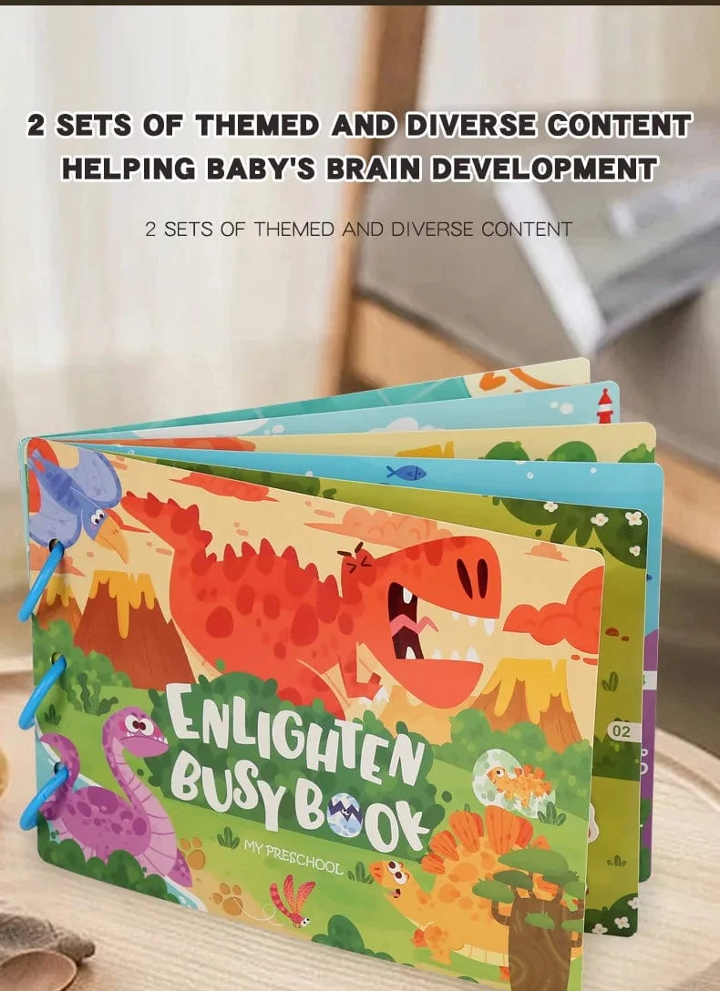 Kinderaufkleber, ruhiges Beschäftigungsbuch, Baby-Montessori-Material, Spielzeugbrett, passende Puzzlespiele, frühes Lernspielzeug für Kleinkinder