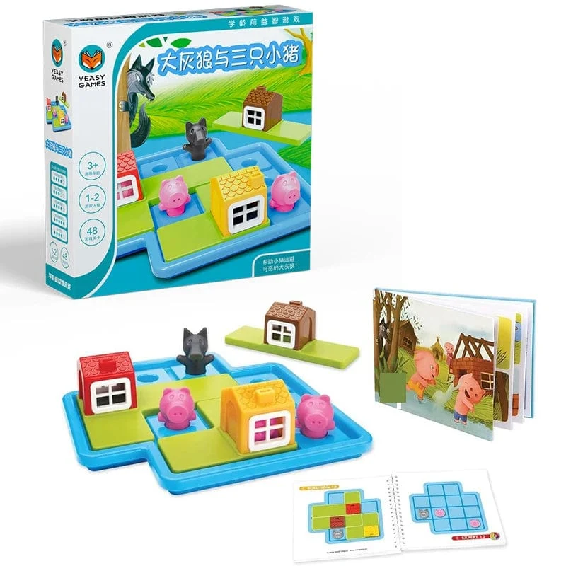 Rotkäppchen Smart Hide & Seek Brettspiele mit Lösung Geschicklichkeitsaufbau Puzzle Spiel Spielzeug Kinder Geschenk