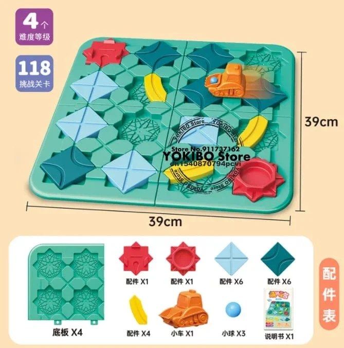 Rotkäppchen Smart Hide & Seek Brettspiele mit Lösung Geschicklichkeitsaufbau Puzzle Spiel Spielzeug Kinder Geschenk