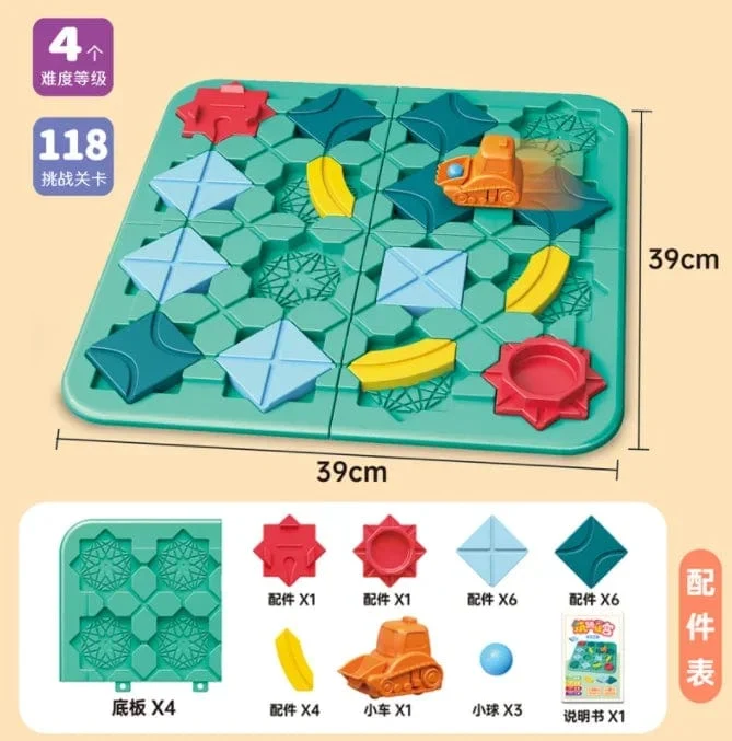 Rotkäppchen Smart Hide & Seek Brettspiele mit Lösung Geschicklichkeitsaufbau Puzzle Spiel Spielzeug Kinder Geschenk