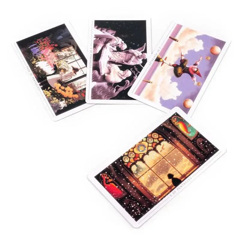 78-teiliges Heartscape-Tarot, vollständige englische Orakelkarten, Schicksals-Wahrsagung, Tarotdeck, Familienparty-Unterhaltung, Wahrsagerei, Brettspiel