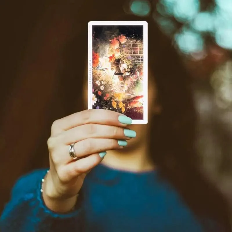 78-teiliges Heartscape-Tarot, vollständige englische Orakelkarten, Schicksals-Wahrsagung, Tarotdeck, Familienparty-Unterhaltung, Wahrsagerei, Brettspiel